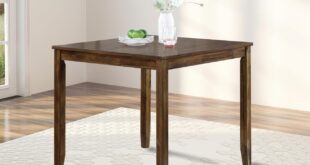 Our Thoughtful Review: Stylish 4-Person Walnut Dining Table for Any Space