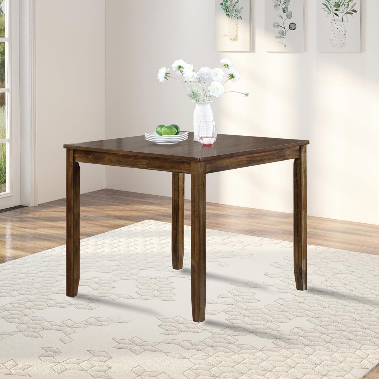 Our Thoughtful Review: Stylish 4-Person Walnut Dining Table for Any Space