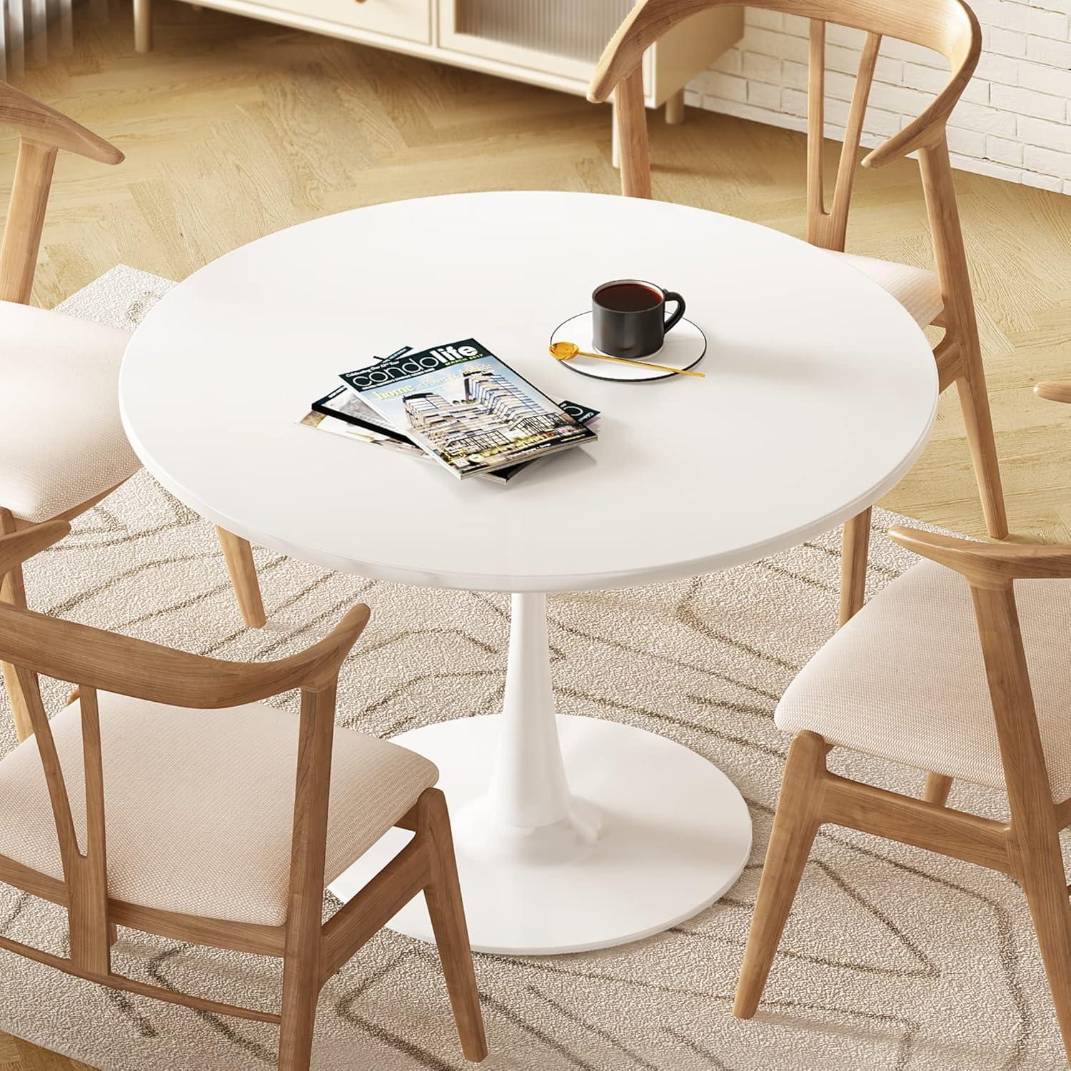 Our Honest Take on the DKLGG White Round Tulip Dining Table