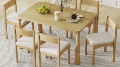 How We Transformed Our Dining Space with a Farmhouse Table Set