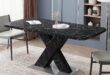 Our Honest Take on the Modern Extendable Black Marble Dining Table