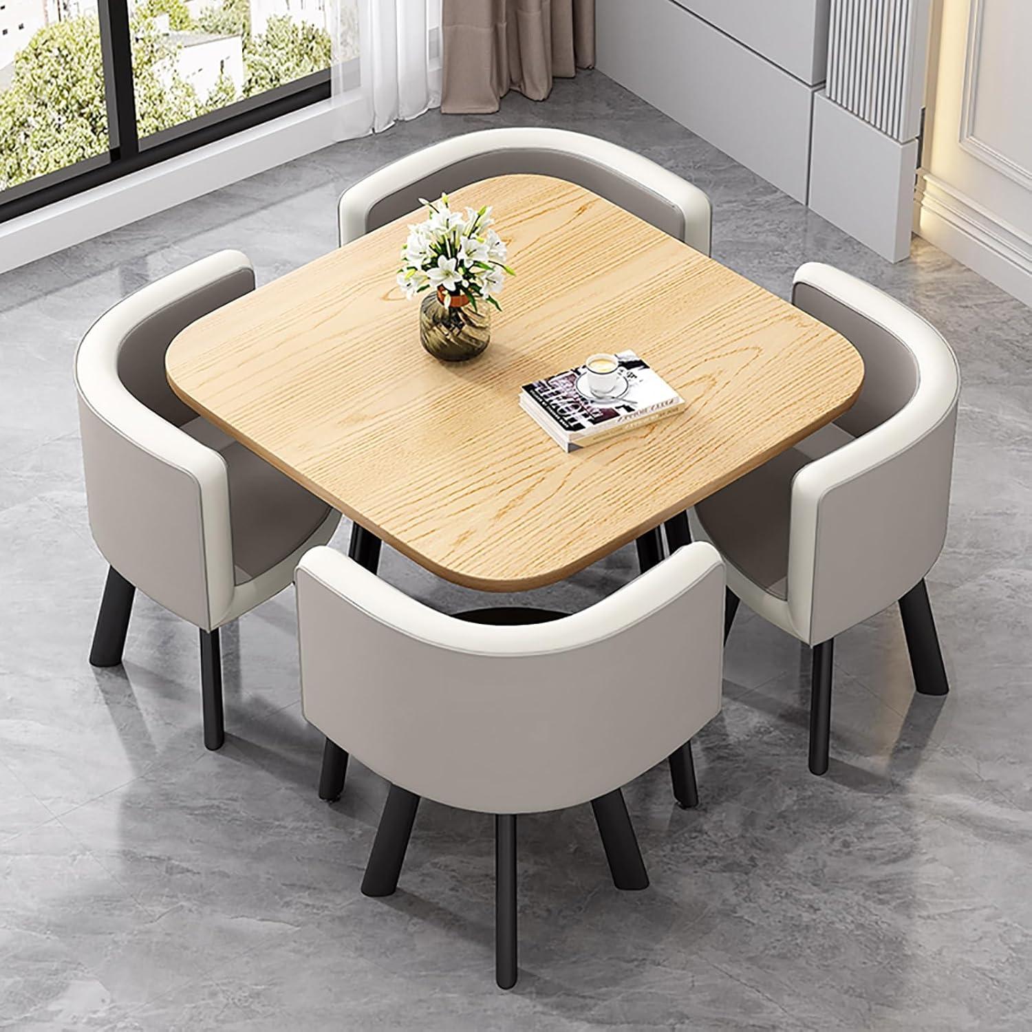 Our Take on the Stylish Leather Square Dining & Reception Set