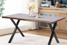 Our Honest Take on the 63″ Farmhouse Dining Table for 6-8 Guests