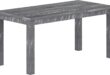 How We Made the 63″ Solid Wood Gray Table Our Family Hub