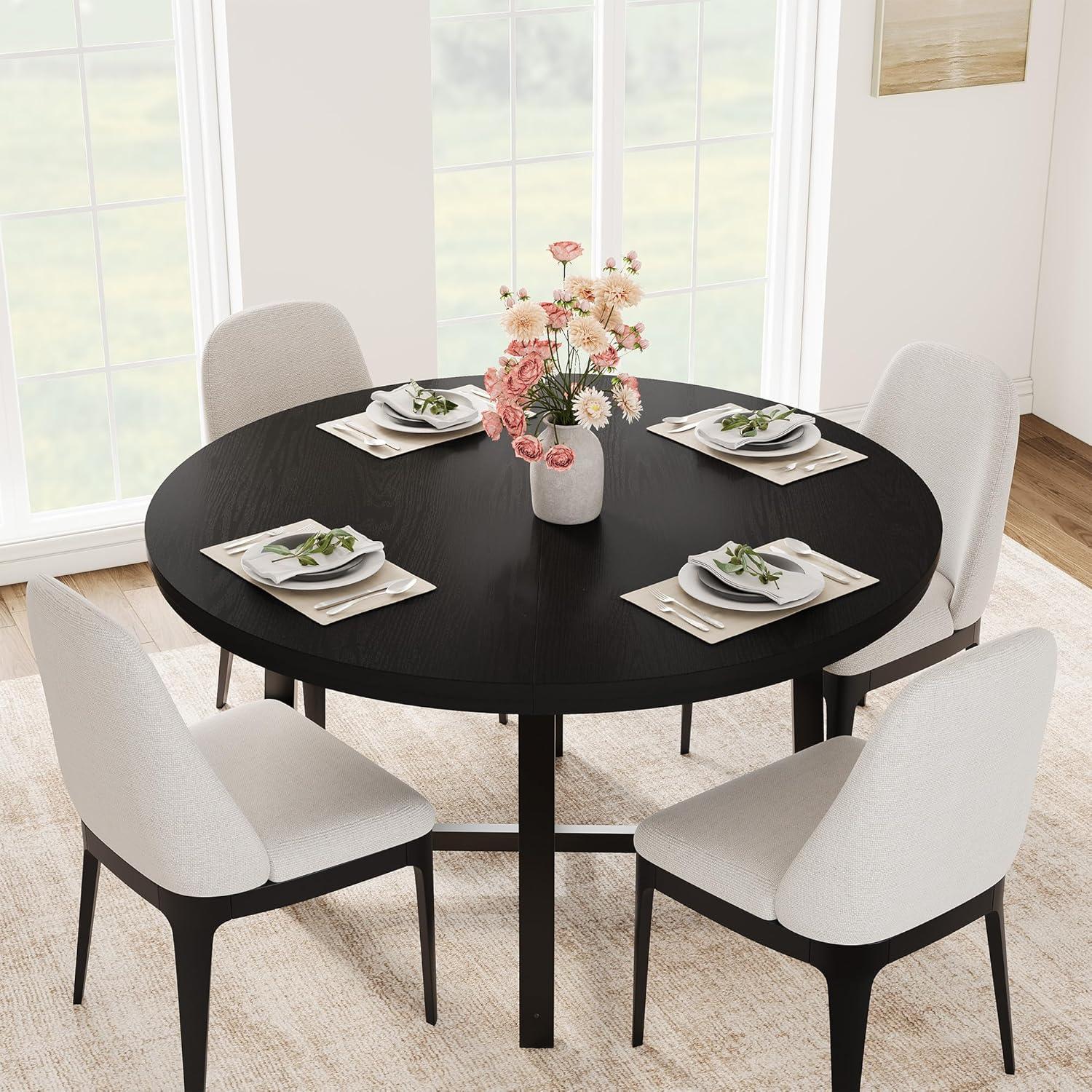 Why We Love the GarveeHome 47″ Round Industrial Dining Table