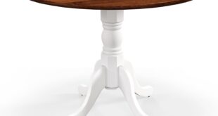 Our Giantex Round Dining Table Review: Stylish Yet Mixed Assembly Experience