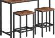 Our Take on the HOOBRO Rustic Bar Table and Stools Set