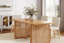 Why We Love the Nathan James Willow Boho Dining Table for Six