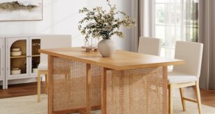 Why We Love the Nathan James Willow Boho Dining Table for Six