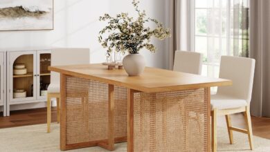 Why We Love the Nathan James Willow Boho Dining Table for Six