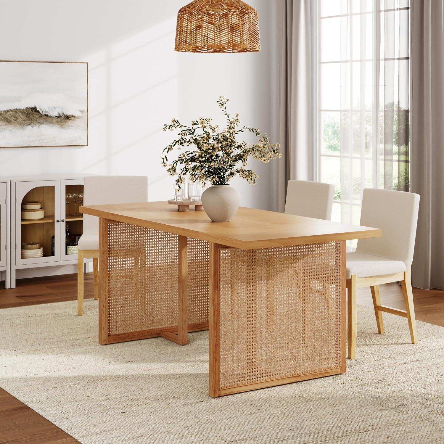 Why We Love the Nathan James Willow Boho Dining Table for Six