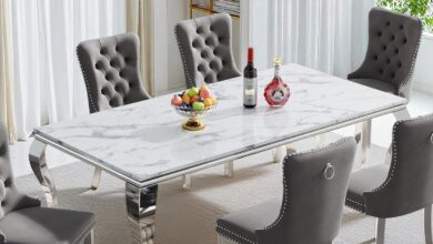 Our Take on the 70″ Faux Marble Dining Table: Style Meets Space