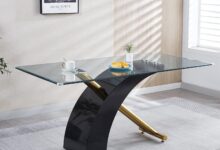 Our Honest Take on the 63″ Glass Dining Table for Six Guests