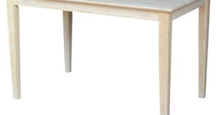 Our Honest Take on the International Concepts 30×48 Unfinished Table