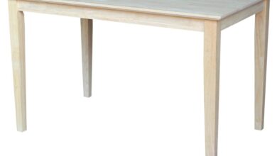 Our Honest Take on the International Concepts 30×48 Unfinished Table