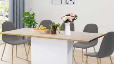 Our Take on the Extensible Wooden Dining Table for 4 to 8 Seats
