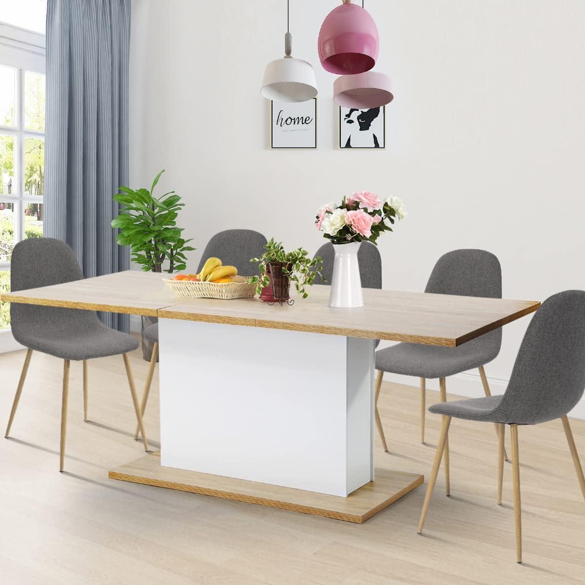 Our Take on the Extensible Wooden Dining Table for 4 to 8 Seats