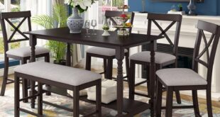 How We Found Comfort and Style in This 6-Piece Espresso Dining Set