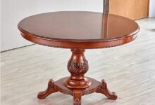 Our Take on the Elegant European Solid Wood Round Dining Set