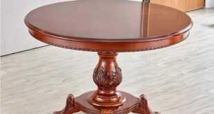 Our Take on the Elegant European Solid Wood Round Dining Set