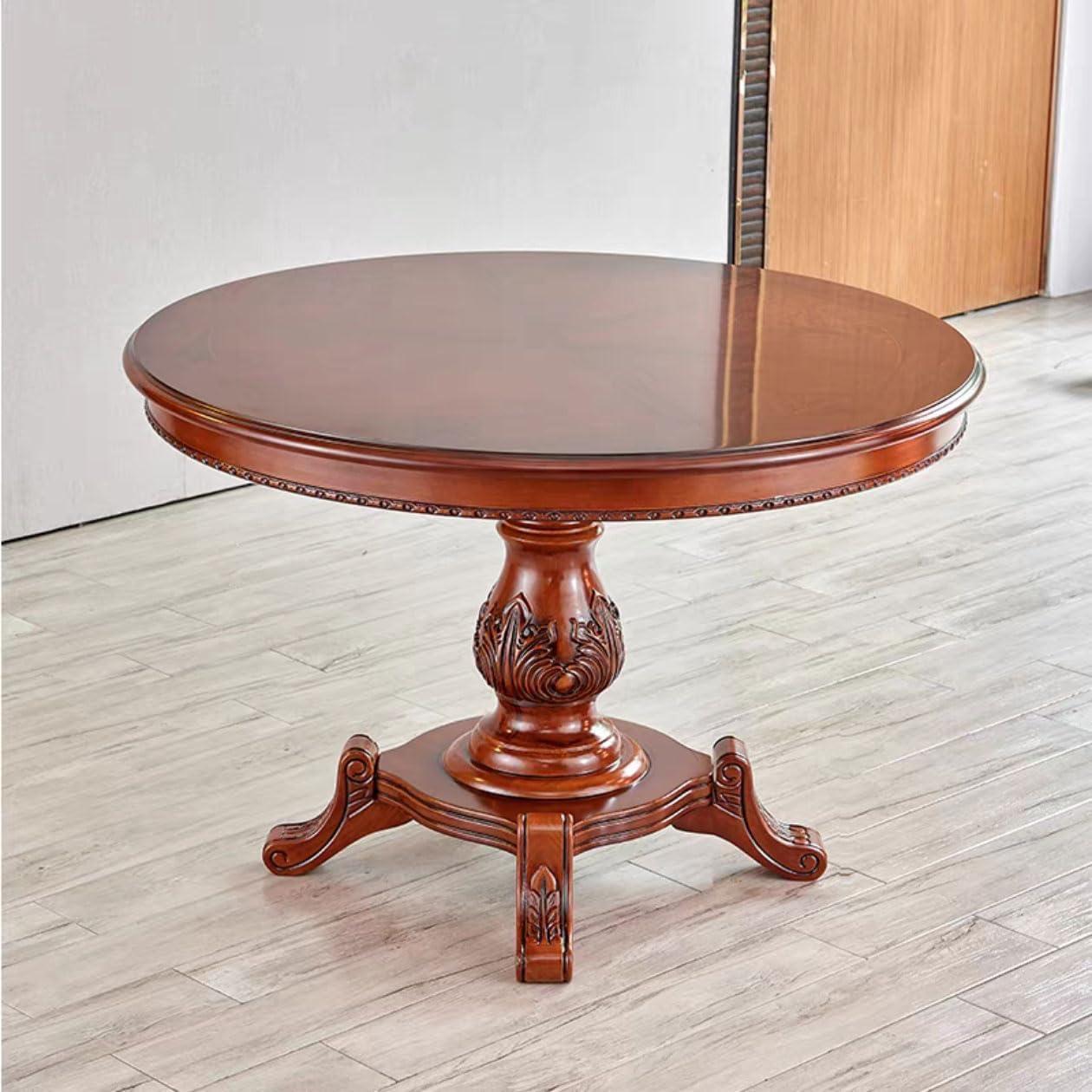 Our Take on the Elegant European Solid Wood Round Dining Set