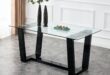 Our Take on the 63″ Modern Glass Dining Table: Stylish & Sturdy