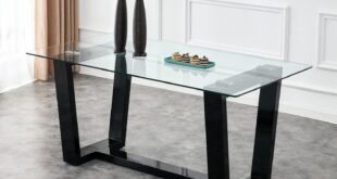 Our Take on the 63″ Modern Glass Dining Table: Stylish & Sturdy