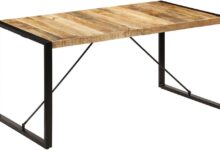 Our Honest Take on the Solid Mango Wood Rustic Dining Table