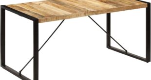 Our Honest Take on the Solid Mango Wood Rustic Dining Table