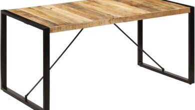 Our Honest Take on the Solid Mango Wood Rustic Dining Table