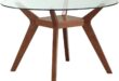 Our Honest Take on the 48-Inch Round Glass & Nutmeg Dining Table
