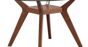 Our Honest Take on the 48-Inch Round Glass & Nutmeg Dining Table