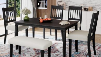 How We Made Space Stylish with the LUMISOL 6-Piece Dining Set