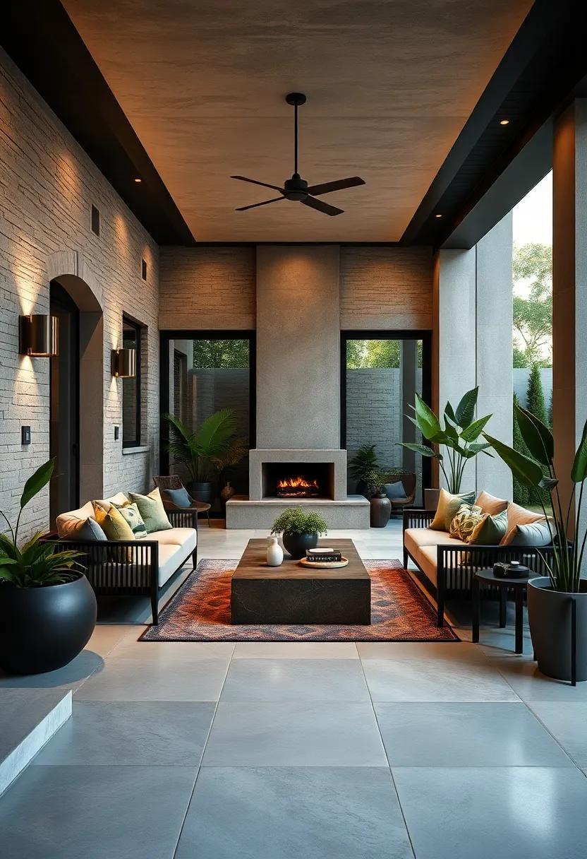 23 Stunning Luxury Outdoor Spaces Featuring Charcoal and Bronze Elegance