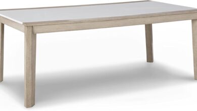 Our Take on the Ashley Wendora Dining Table: Sleek Style & Comfort