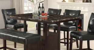 Why Our Counter Height Faux Marble Dining Table Suits Every Room