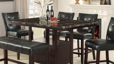 Why Our Counter Height Faux Marble Dining Table Suits Every Room