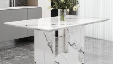 Why We Love the Henf White Marble Dining Table for Our Home