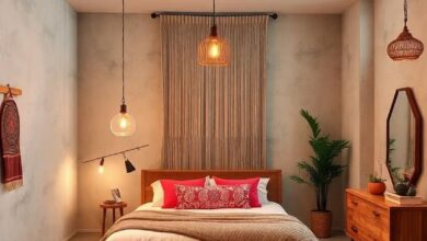 23 Stunning Boho Bedroom Ideas Featuring Hanging Lights for Cozy, Stylish Spaces