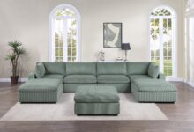Our Take on the Sage 7pc Corduroy Modular Sectional Set