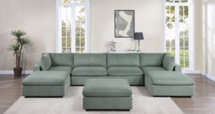 Our Take on the Sage 7pc Corduroy Modular Sectional Set