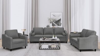 How We Found Comfort and Style in This Dark Gray Sofa Set