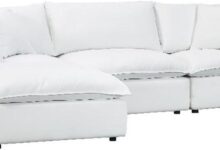 How We Made Our Living Room Shine with the Cali Pearl Sectional