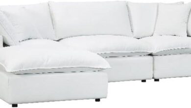 How We Made Our Living Room Shine with the Cali Pearl Sectional