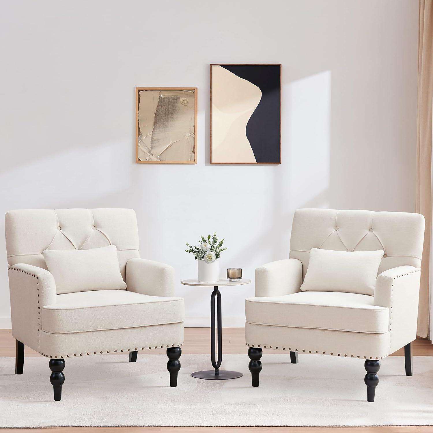 Why We Love the HUIMO Tufted Club Chairs for Any Room