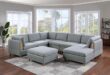 Our Take on the 8pc Light Grey Dorris Sectional Sofa Set