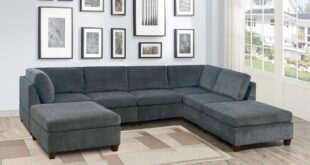 Our Honest Take on the Gray Chenille Modular U-Sectional Sofa Set