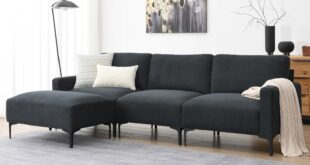 Our Take on the Cozy Corduroy L-Shaped Sectional Sofa Set