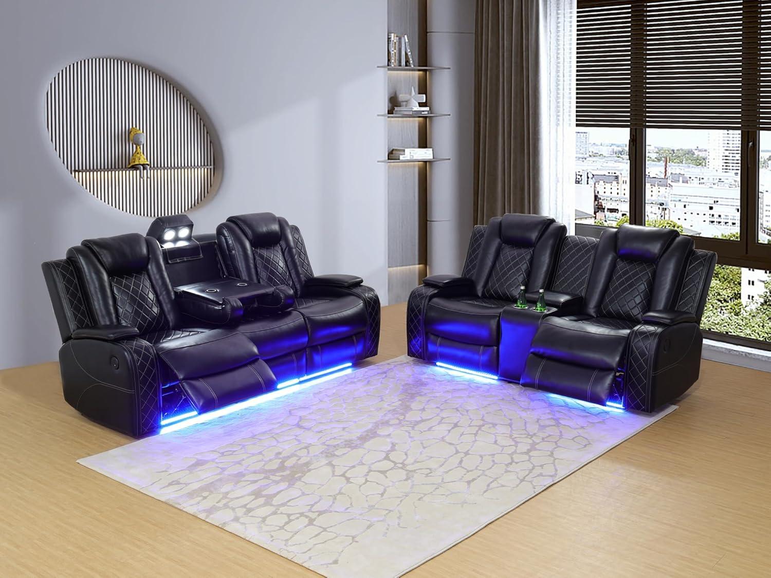 Our Honest Take on the Power Leather Reclining Sofa Set Experience
