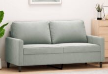 Our Take on the Cozy Velvet 2-Seater Sofa with Modern Flair